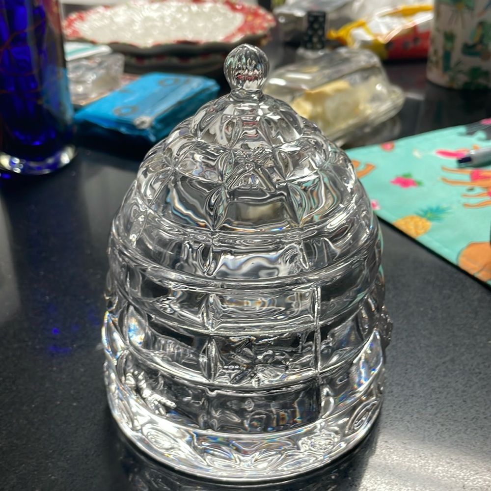 Crystal Honey Jar…